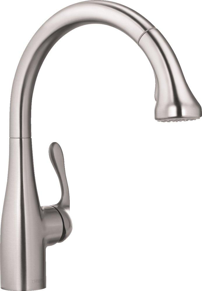 Hansgrohe Steel Optic Single Lever Handle Bar Faucet 