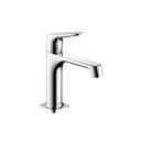 Single Handle Monoblock Bathroom Sink Faucet in Polished Chrome