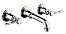 AXOR Polished Nickel Double Handle Wall Mount Bathroom Sink Faucet Bathroom Sink Faucet 