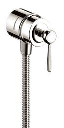 Volume Control Trim with Single Lever Handle in Polished Nickel