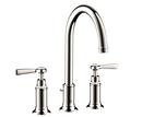 Two Handle Widespread Bathroom Sink Faucet in Polished Nickel