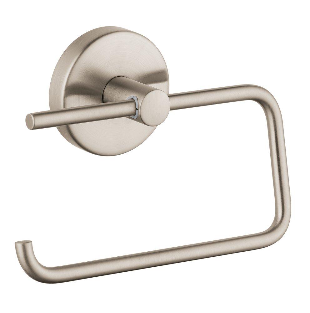 Hansgrohe Brushed Nickel Wall Mount Toilet Tissue Holder 