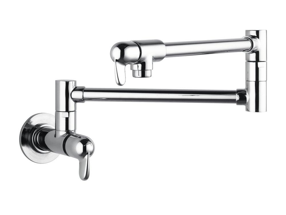 Hansgrohe Polished Chrome Two Handle Lever Handle Pot Filler 