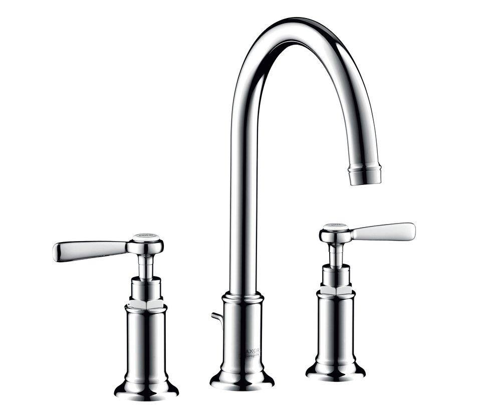 AXOR Polished Chrome Two Handle Widespread Bathroom Sink Faucet 