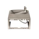 Haws&reg; Satin Stainless Steel 14 ga Single Wall Mount Drinking Fountain 
