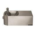 Haws&reg; Satin Stainless Steel 14 ga Single Wall Mount Drinking Fountain 