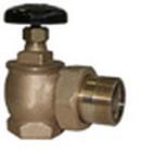 Red-White Valve Bronze 60# Steam Radiator Angle Valve 