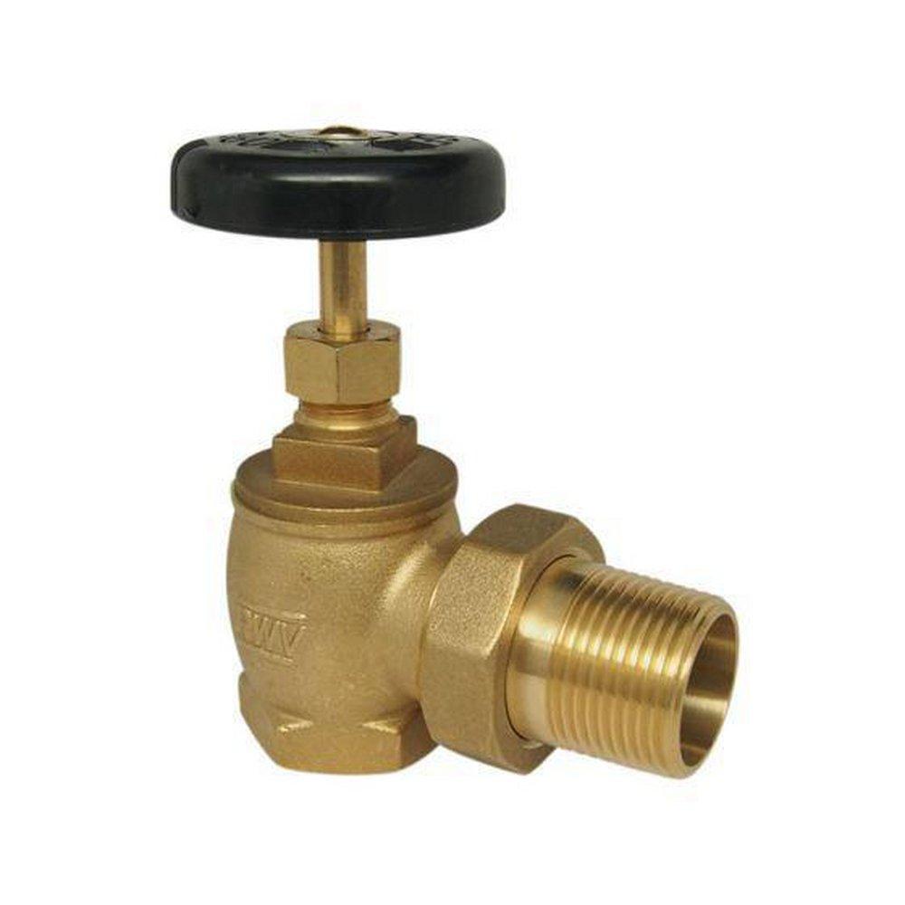 Red-White Valve Bronze 60# Steam Radiator Angle Valve 