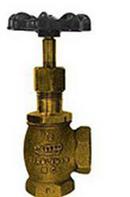 1-1/4 in. Threaded Bronze Angle Supply Stop Valve