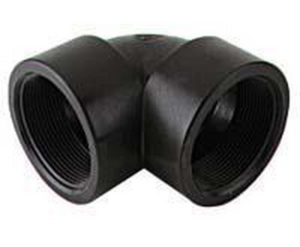 Banjo Black FNPT Straight Polypropylene 90 Degree Elbow 