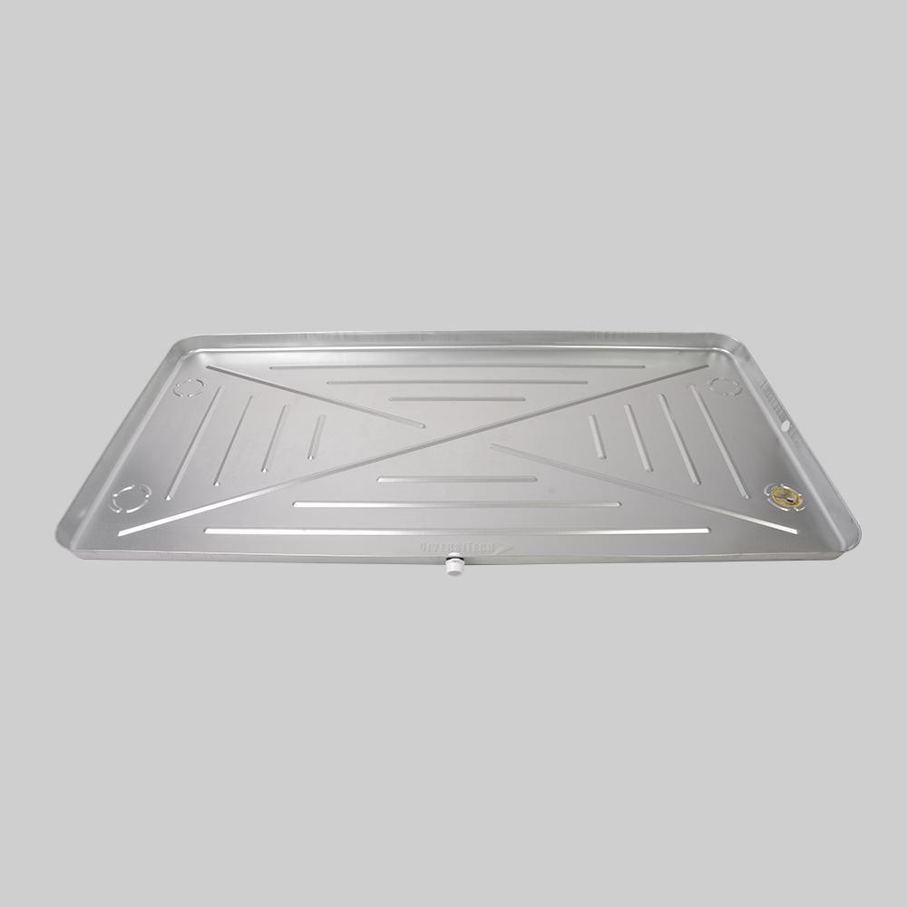 Grate Accents 30 in. 26 ga Metal Seamless Drain Pan 
