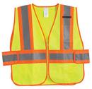 Vest ANSI Class 2 Two-Tone Safety Vest with Lime Mesh Orange Trim