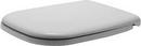 Elongated Closed Front Toilet Seat with Cover in White