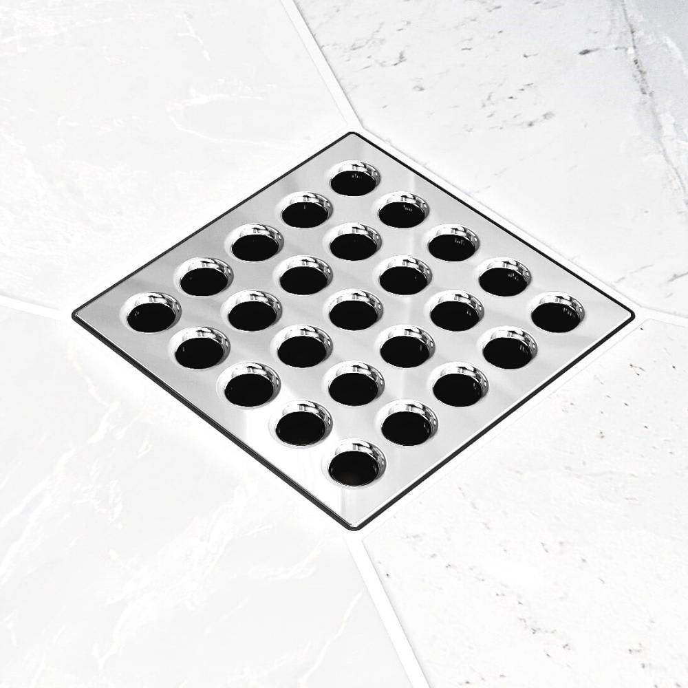 Ebbe America Polished Chrome Stainless Steel, Plastic Drain Cover 