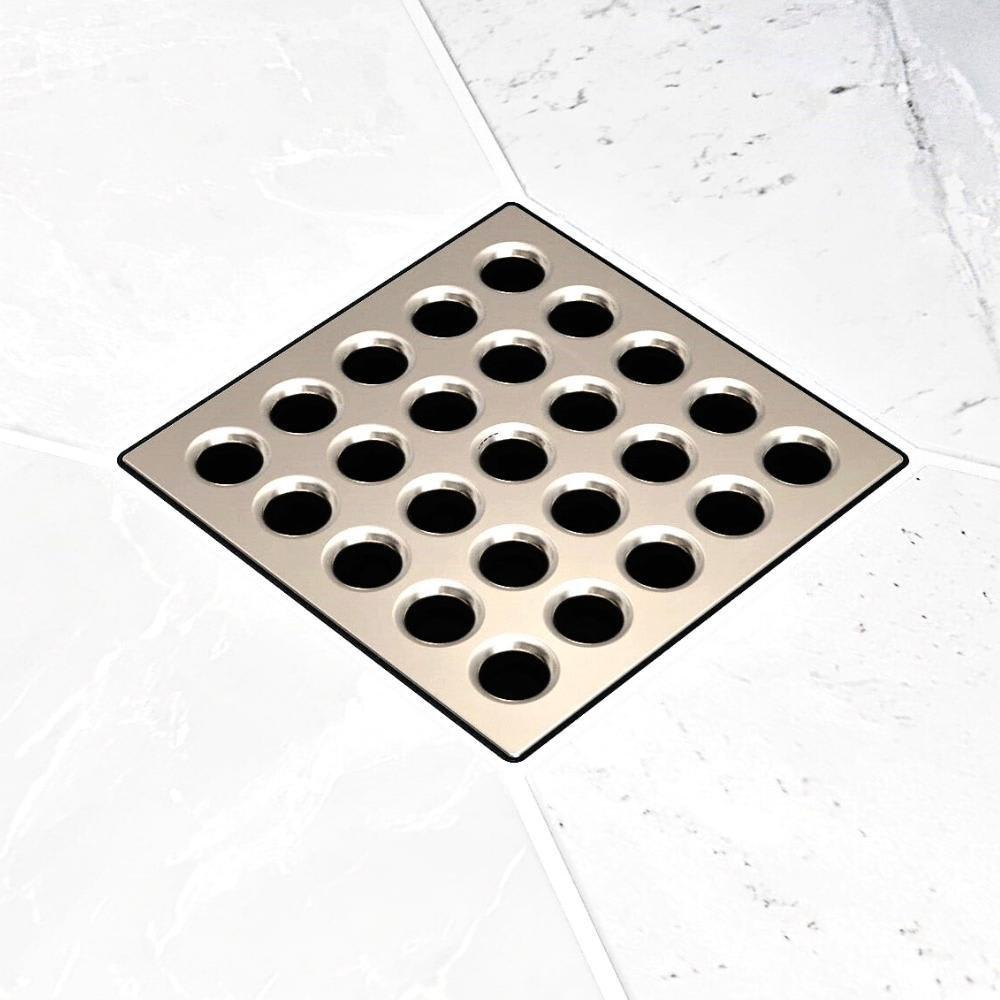 Ebbe America Brushed Nickel Stainless Steel, Plastic Drain Cover 