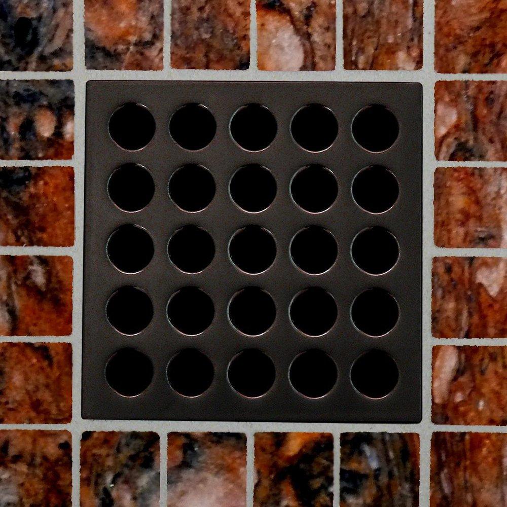 Ebbe America Oil Rubbed Bronze Stainless Steel, Plastic Drain Cover 