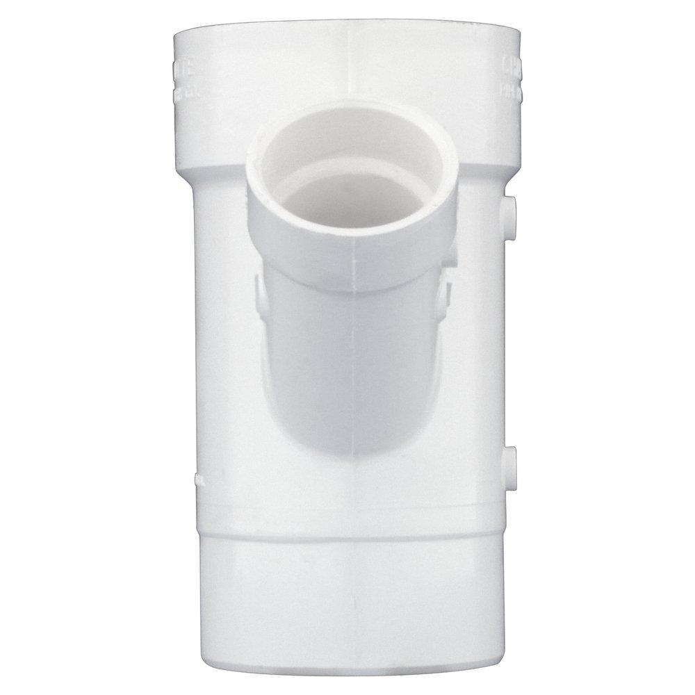 White PVC DWV Street Wye 