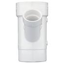 White PVC DWV Street Wye 