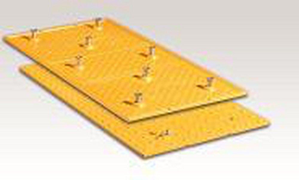 ADA Solutions Brick Red 24 x 48 in. Cast Repair Dome Tile 