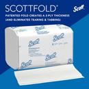 Scott&reg; White 175-Count ScottFold Multi-Fold  PaperTowel in White (Case of 25) 