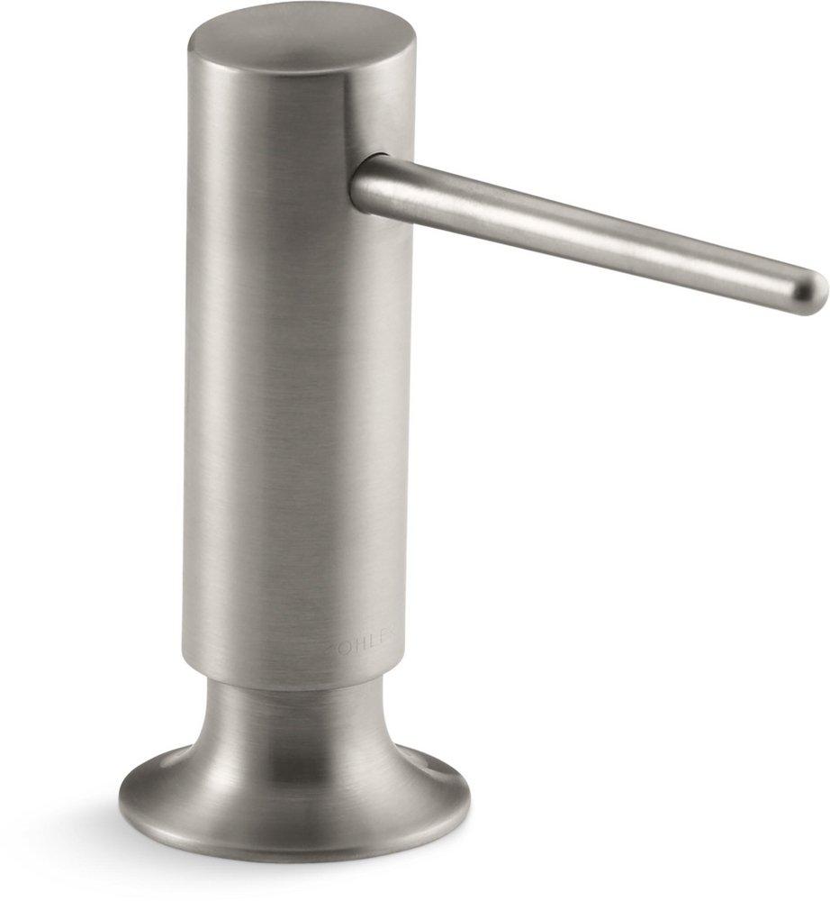 KOHLER Vibrant Stainless 4-7/16 in. 16 oz Kitchen Soap Dispenser 