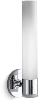 KOHLER Polished Chrome 24W 1-Light Compact Fluorescent 4-Pin Vanity Fixture 