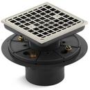 KOHLER Vibrant&reg; Polished Nickel 3 in. Threaded Plastic Shower Drain 