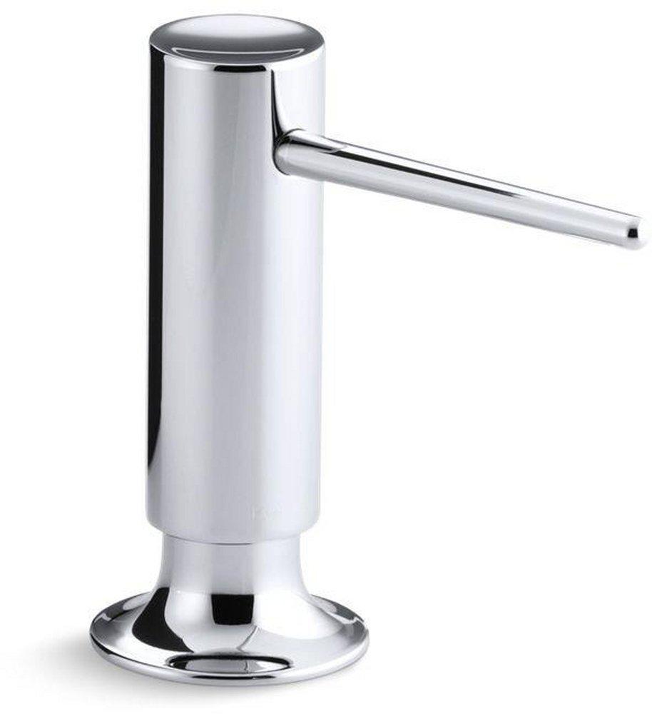 KOHLER Polished Chrome 4-7/16 in. 16 oz Kitchen Soap Dispenser 
