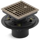 KOHLER Vibrant&reg; Brushed Bronze 3 in. Threaded Plastic Shower Drain 