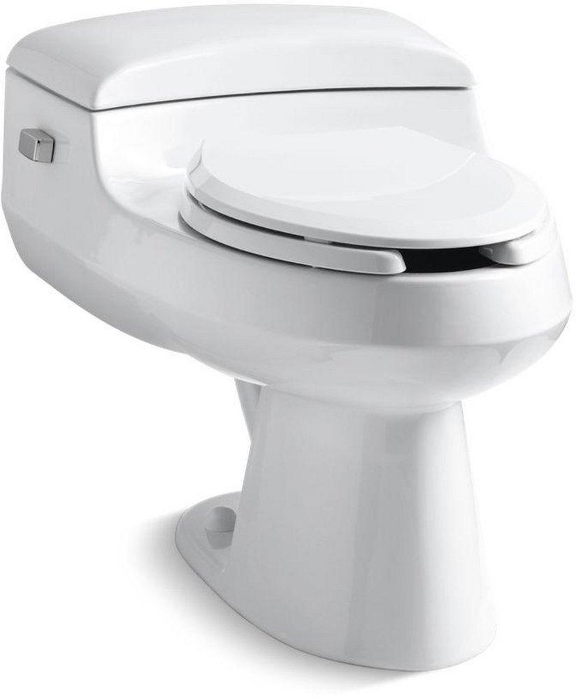 KOHLER White 1 gpf Elongated One Piece Toilet 