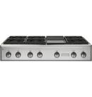 Monogram&reg; Stainless Steel 6 Burner Sealed Cooktop 