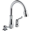 Delta Faucet Chrome Single Handle Pull Down Kitchen Faucet 