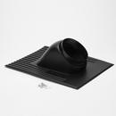 Rinnai Black 8/12 - 16/12 in. Threaded Polymer Rubber Roof Flashing Assembly 