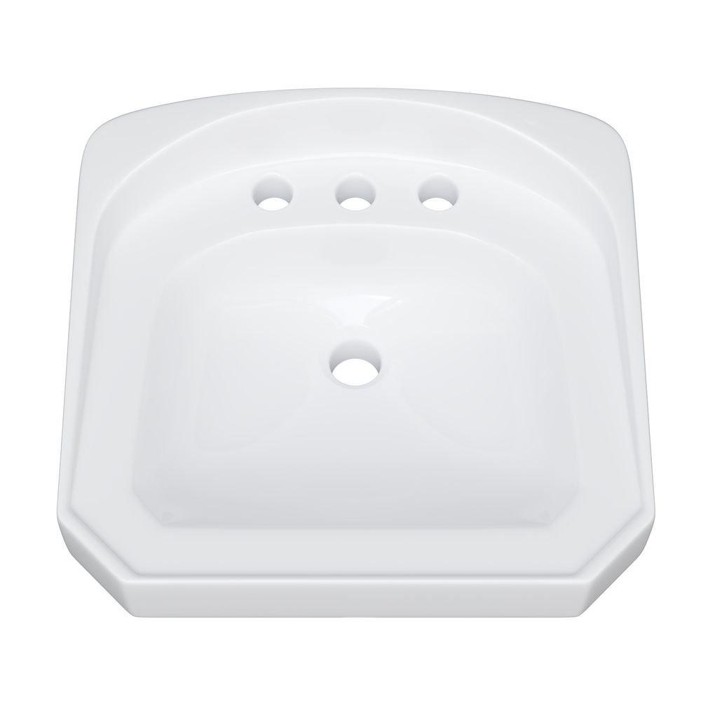 PROFLO&reg; White Wall Mount Basin 