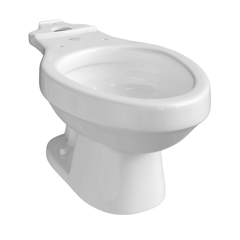 PROFLO® White 17 in. Elongated Toilet Bowl 