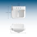 PROFLO&reg; White Wall Mount Basin 