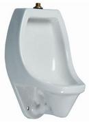 1 gpf 1/4 Stall Siphon Jet Urinal with 3/4 Top Spud in White (Hanging Brackets Included)