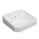 PROFLO&reg; White 20 x 18 in. Wall Mount Bathroom Sink with 4 in. Centerset Faucet Holes 