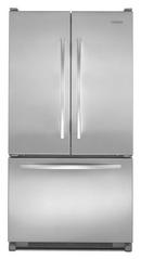 35-5/8 in. 14.1 cu. ft. Counter Depth, French Door Refrigerator in Monochromatic Stainless Steel