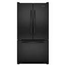 35-5/8 in. 14.1 cu. ft. Counter Depth, French Door Refrigerator in Black