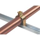FNW&reg; Yellow Zinc Dichromate Metal and Thermoplastic Elastomer Strut Pipe Clamp 