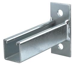 24 in. Electrogalvanized 1-5/8 Single Strut Channel Bracket