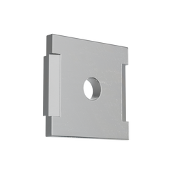 3/8 in. Electrogalvanized Notched Square Channel Washer