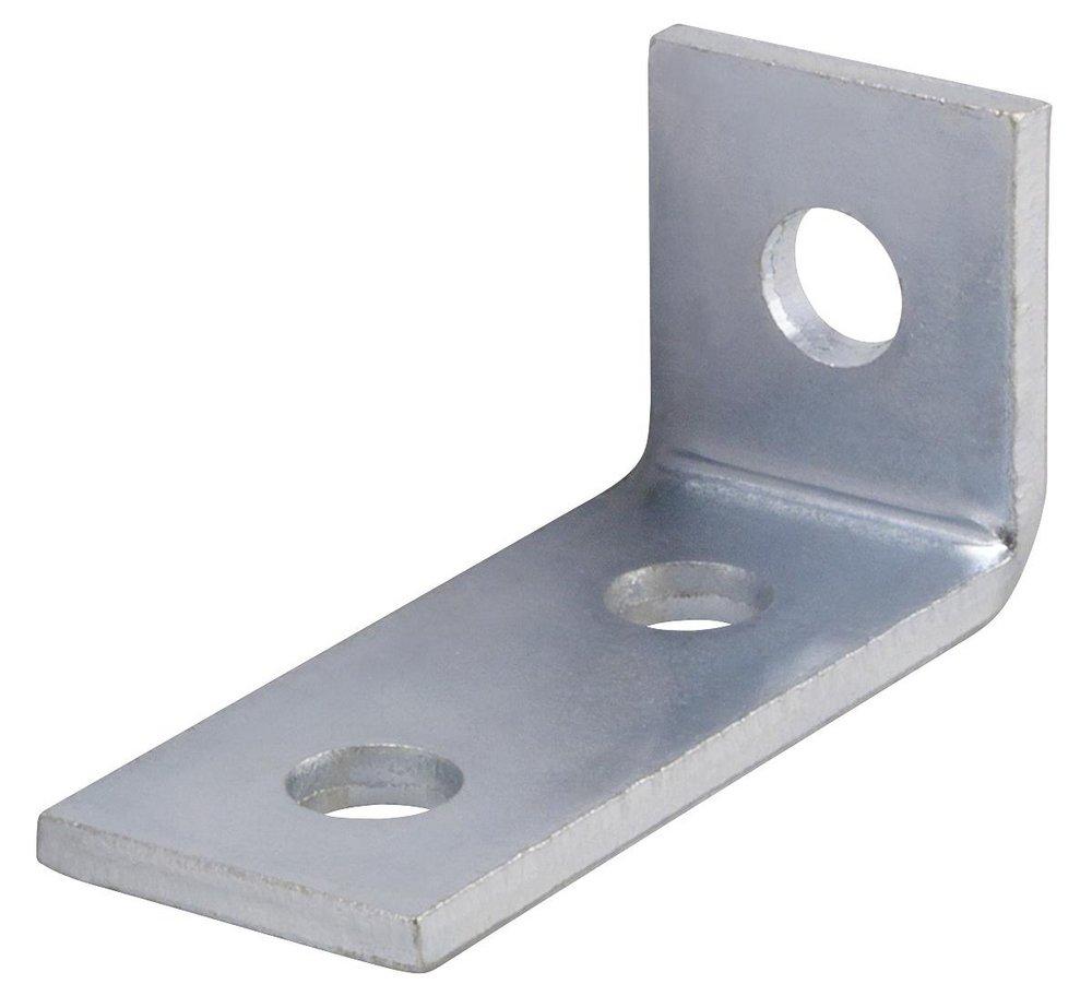 FNW® Zinc Plated 3-7/8 in. Plated 3-Hole Corner Angle Fitting 