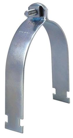 4-1/4 in. OD Electrogalvanized Strut Clamp with Hardware