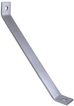 12 in. 2-Hole Electrogalvanized Carbon Steel Angle Brace Fitting