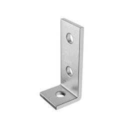 1-5/8 x 4-1/8 in. Electrogalvanized 3-Hole Corner Angle Fitting