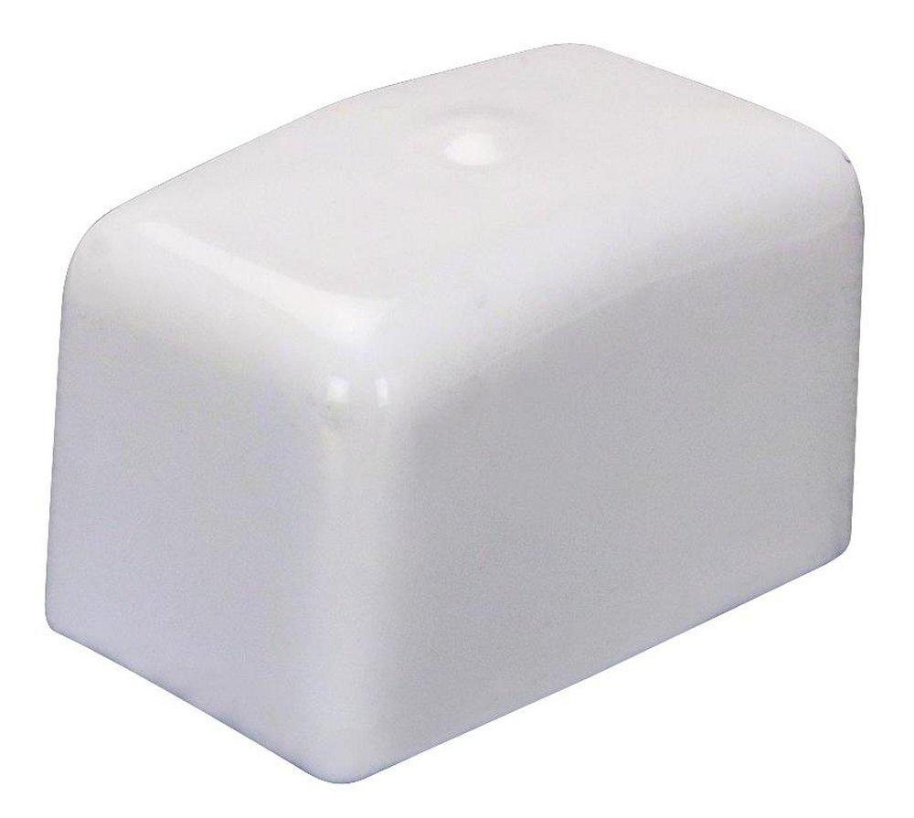 FNW® White PVC Channel End Cap in White 