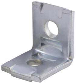 2-1/8 in. Electrogalvanized 2-Hole No-Twist Corner Angle Fitting