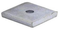 3/8 in. Zinc Plated Flat Square Channel Washer